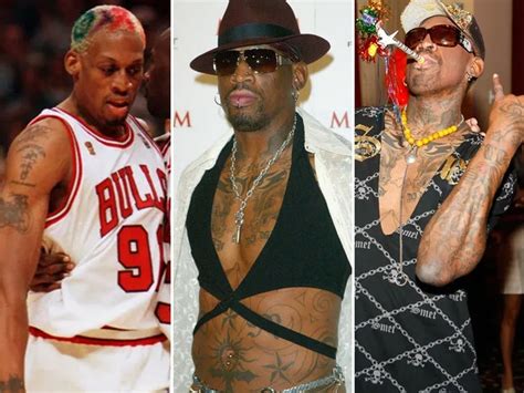 Dennis Rodman Gets Huge Portrait Tattoo Of GF On His Face