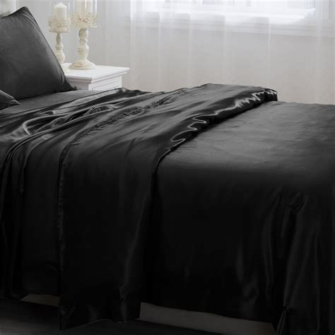 Black 22 Momme Silk Duvet Cover Quilt Custom Bedding Tailor Made