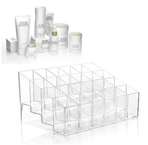 Clear Acrylic Lipstick Holder Display Stand Cosmetic Organizer