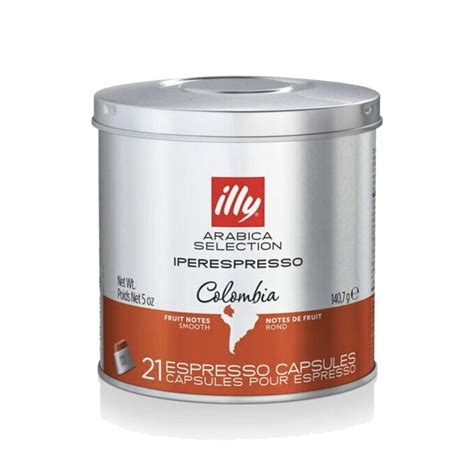 iperespresso espresso capsules colombia  tins bermuda coffee