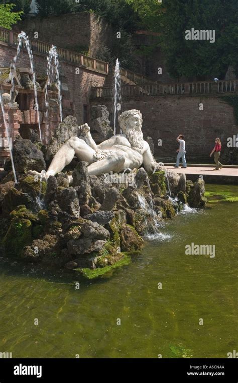 Statue in Heidelberg Castle gardens Heidelberg Germany Stock Photo - Alamy