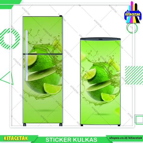 Jual Stiker Kulkas Sticker Wallpaper Kulkas Dan Pintu Motif Buah