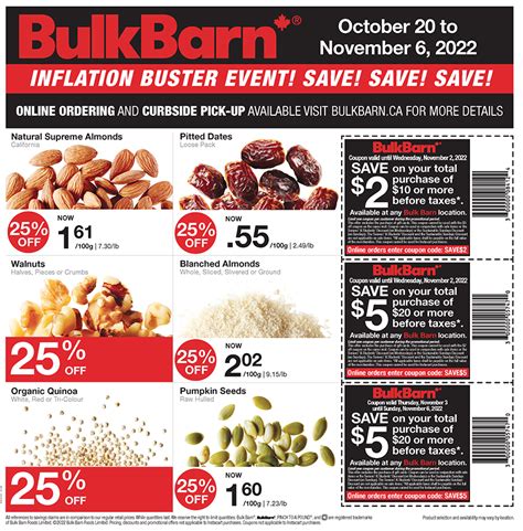 Bulk Barn Canada Coupons and Flyer Deals: Save $2 to $5 Off Your ...