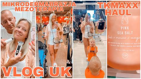 VLOG UK ZAKUPY W TKMAXX BEZ PIENIĘDZY DOMOWA MEZOTERAPIA GARETT