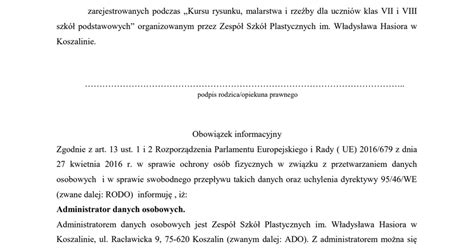 ZGODA NA WYKORZYSTANIE WIZERUNKU DZIECKA Pdf Google Drive Google