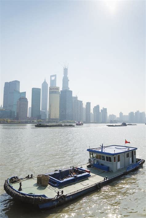 View Of Shanghai River In China Editorial Image - Image of urban, asian ...