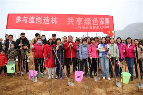 义务植树添新绿 不负春光正当时——我院组织开展义务植树活动 职工之家 河南省直第三人民医院