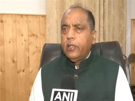 Jai Ram Thakur Slams Himachal Cm Sukhu Over Boycott Of Niti Aayog Meeting Says Could Have