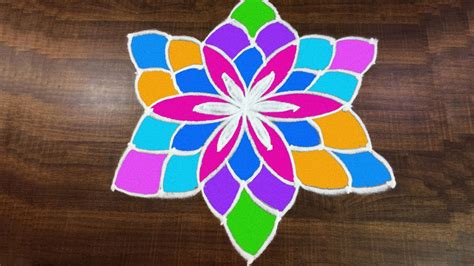 296 Sankranthi Muggulu 5 To 3 Dots Easy Rangoli Designs With