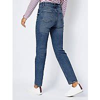 Mid Wash Denim Straight Leg Jeans | Women | George at ASDA