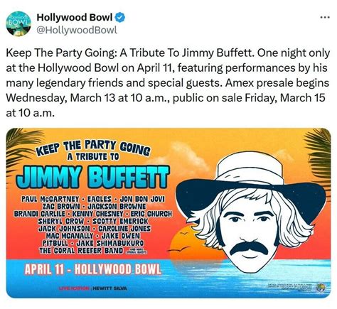 OT Keep The Party Going A Tribute To Jimmy Buffett April 11