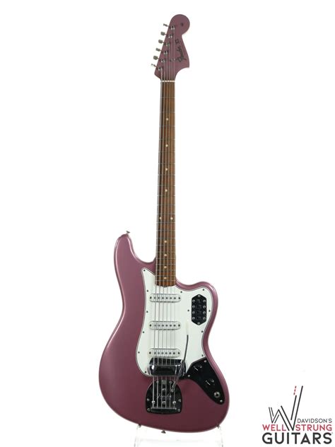 bass vi burgundy mist metallic davidsons  strung guitars