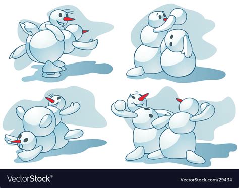 Snowballs Royalty Free Vector Image Vectorstock