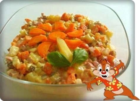 Salat Olivier Russischer Kartoffelsalat Rezept Mit Video Kochbar De