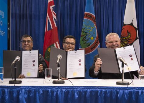 Ontario Signs Ring Of Fire Agreements With Two Northern First Nations