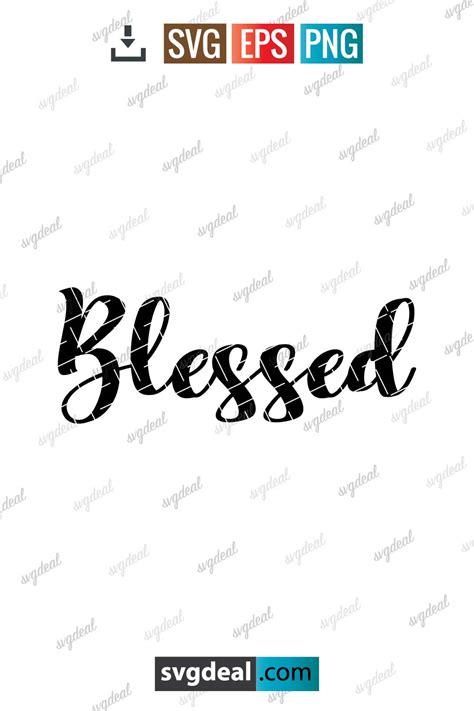 Blessed Svg - Free SVG Files