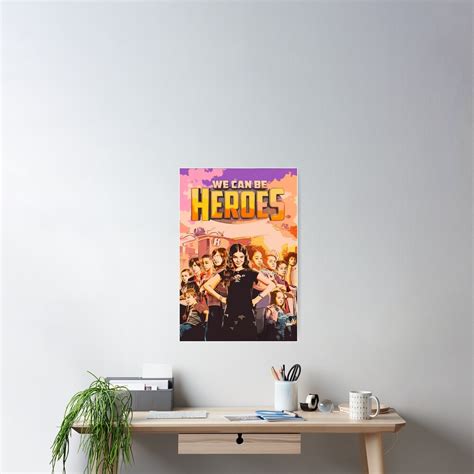 "We can be Heroes Netflix - Kids Fan made Poster" Poster for Sale by ...