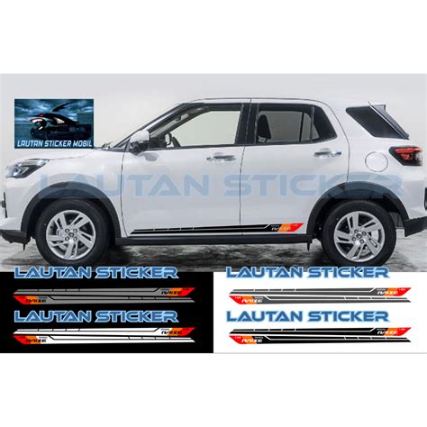 Cutting Toyota Raize Car Sticker Raize Car List Sticker Shopee