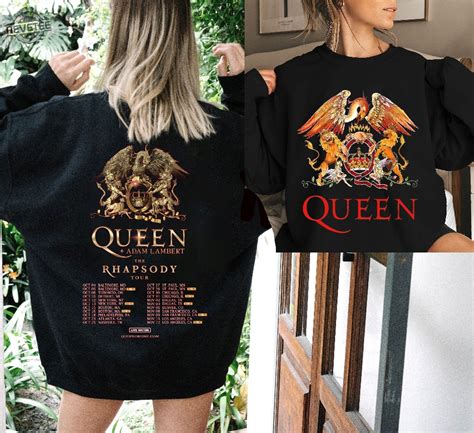 Queen Adam Lambert The Rhapsody Tour 2023 T Shirt Queen Rock Band Tour