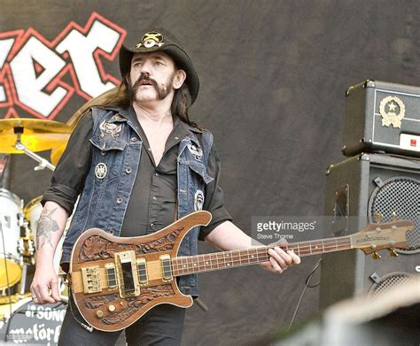 Lemmy Kilmister On The Last Day Of Download Festival At Donington Park