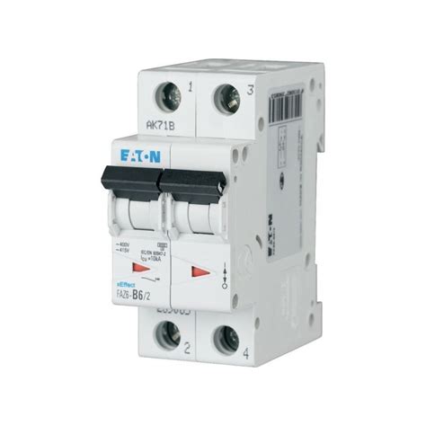 Interruptor automático magnetotérmico 2P Eaton 40A FAZ6 Curva C