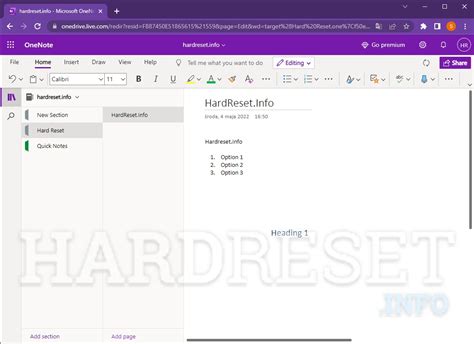 How To Add Heading On Microsoft Onenote Hardreset Info