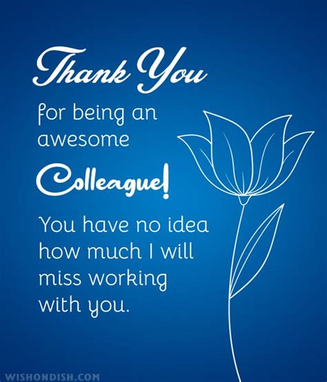 20+ Thank you Messages for Colleagues When Leaving - WishonDish