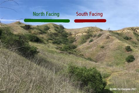 North Vs South Facing Hills For Everyone