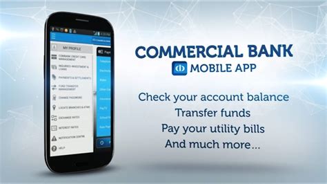 Commercial Bank Mobile Banking App Youtube