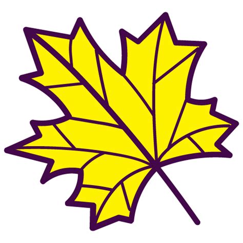 Maple Leaf Weather Seasons Icons