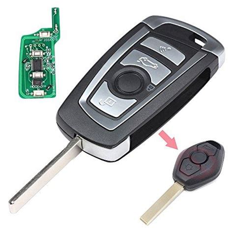 Keyecu Modify Folding Remote Key Fob 315 MHz PCF 7946 BMW CAS 2 3 5 6 7