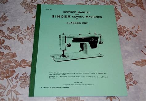 Pdf Singer Sewing Machine Class 15 Service Adjusters Repair Manual Book