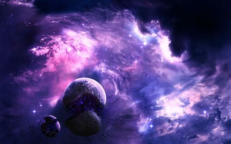 Purple Galaxy Hd Wallpapers High Quality Free Download