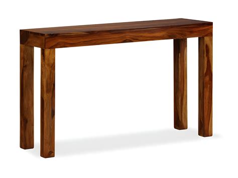 Table Console Bois Massif 120x35x75 Cm