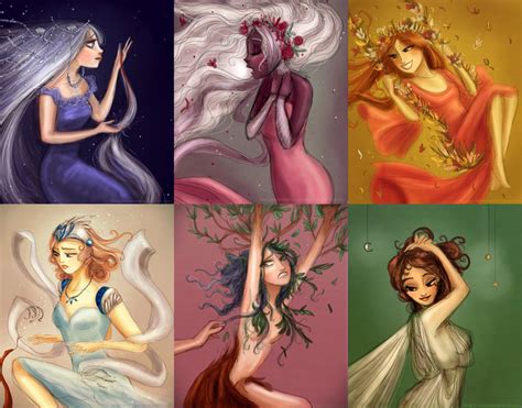 Greek Nymphs by Arbetta on DeviantArt