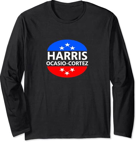 Kamala Harris Aoc 2024 President Campaign Election Vote 47th Long