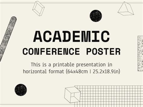 Academic Conference Poster | Google Slides & PPT