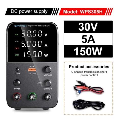 Jual Wanptek Adjustable Power Supply Dc Ammeter Stabilized V