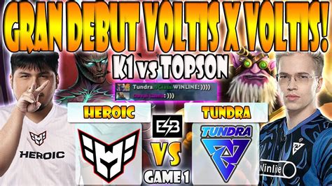 HEROIC VS TUNDRA BO3 GAME 1 K1 SCOFIELD VS TOPSON PURE ELITE LEAGUE