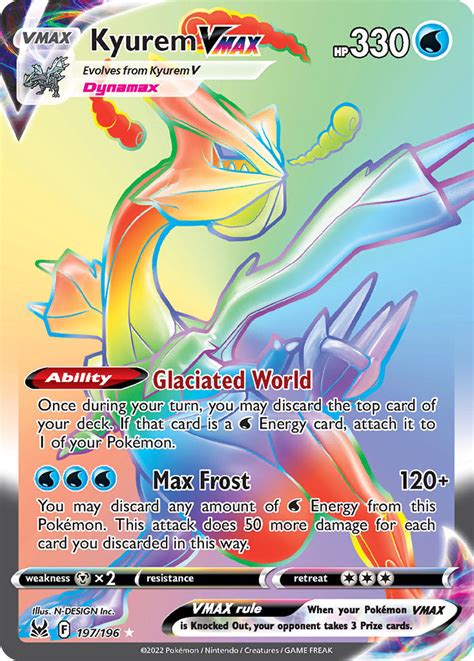 Kyurem Vmax Lost Origin Lor Pkmncards