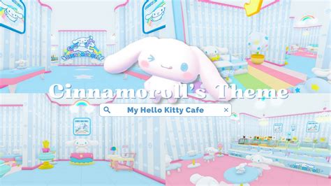 Decorando o café no tema do Cinnamoroll1F speedbuild roblox