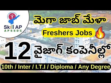 Vizag Companies Mega Job Mela Success Drive Telugu Latest Jobs