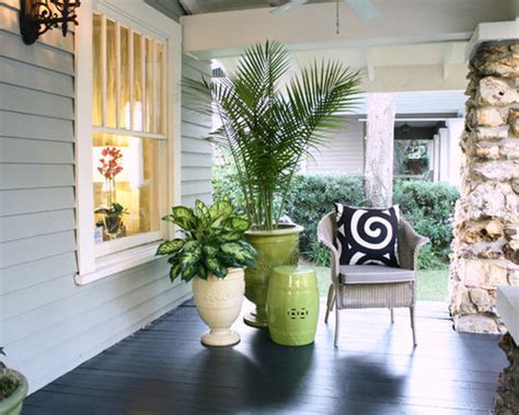 Front Porch Potted Plant Houzz