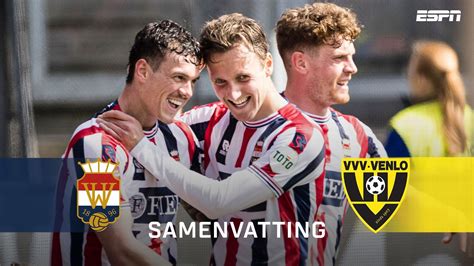 Samenvatting Willem Ii Vvv Venlo Gemist Kijk Het Hier