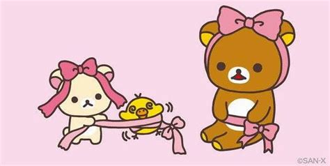 Png Bg Pattern Pink Rilakkuma Hd Wallpaper