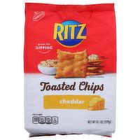 Nabisco Ritz Toasted Chips Cheddar 81 Ounce Brookshires