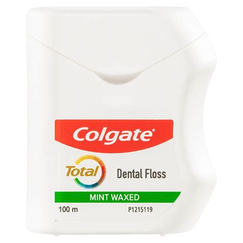 Colgate Total Mint Waxed Dental Floss 100m