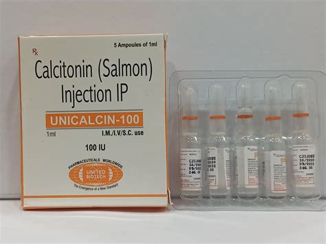 United Biotech Liquid Calcitonin Salmon Injection Ip Unicalcin