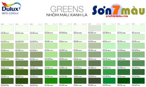 Sơn dulux màu xanh lá tươi mới đầy sức sống