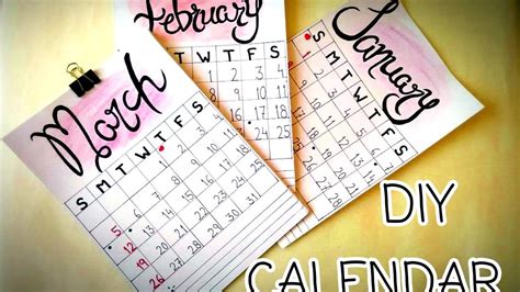 How To Make A Personalized Calendar Diy Projects 2017 Diy Calendar